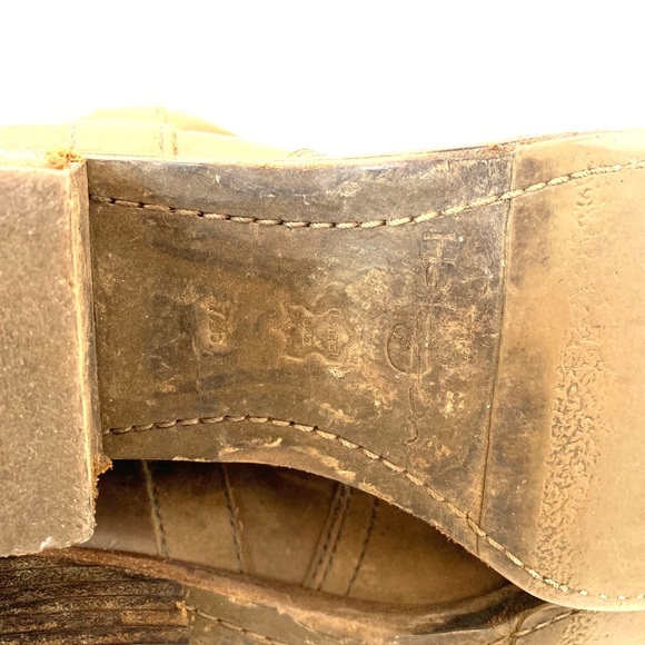 Halogen genuine distressed leather riding boots - Picture 7 of 9